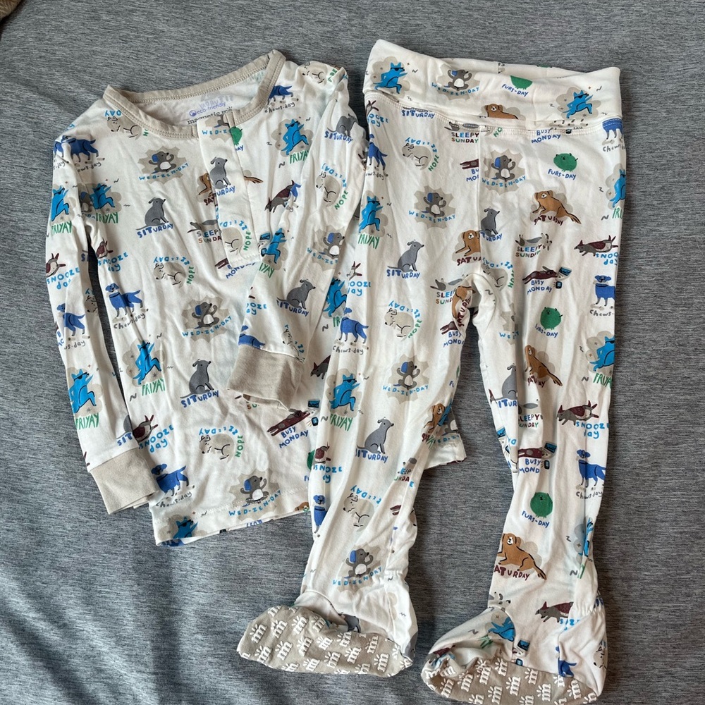 Magnetic me two piece pajama set